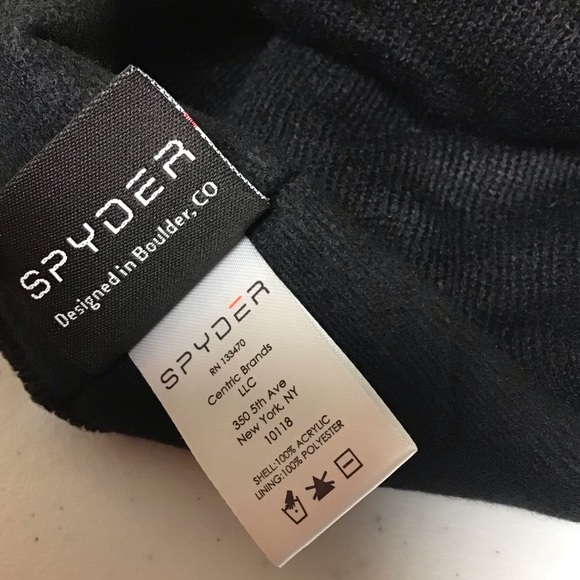 Spyder Jacquard Logo Stripe Beanie - Picture 11 of 11